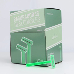Cuchillas rasuradoras 2 hojas 100u