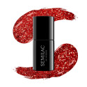 Esmalte Semilac nº318 Burgundy Red Glitter | MaterialEstetica.com