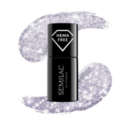Vernis Semilac nº461 (Hollywood Silver) | MaterielEsthetique.fr