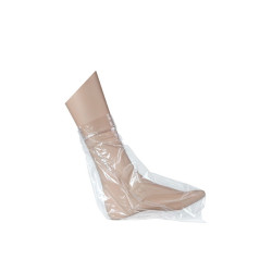 Bolsas de plástico transparentes para pedicura con parafina