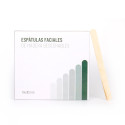 Espátula facial desechable de madera para depilación, 100 unidades