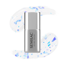 Semilac T29 Top No Wipe Matte Snow Floe 7ml | MaterialEstetica.com