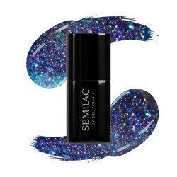 Esmalte Semilac nº826 (Virtual Blue) | MaterialEstetica.com