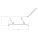 Table électrique Vital (1 moteur) | Distributeur officiel de WAPP
