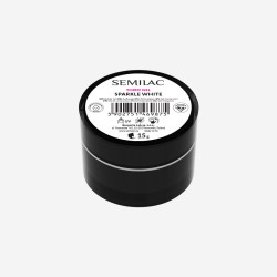 Semilac Thixo Gel Sparkle White 15gr | Semilac | MaterialEstetica.com