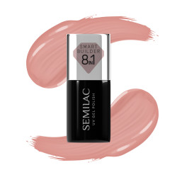 Semilac 801 Smart Builder Soft Beige 7ml | MaterialEstetica.com
