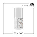 Semilac Pro Glittery Flames Top XXL 11ml | MaterialEstetica.com