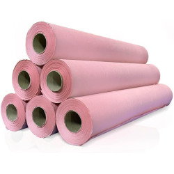 Drap d'examen rose | Grande variété d'articles jetables pour l'esth...