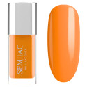 Esmalte clasico Semilac nº121 - Neon Orange 9ml | MaterialEstetica.com