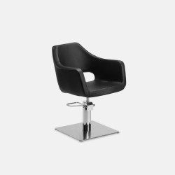 Sillón de peluquería Wedge Square Inox | Material Estética