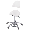 Tabouret de pédicure Noble Feet blanc | Weelko
