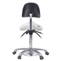 Tabouret de pédicure Noble Feet blanc | Weelko