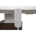 Table électrique Goid, base en bois et 200 kg