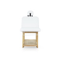 Table fixe bois Serr, 80 cm de large | Weelko