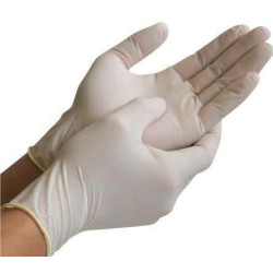 Gants latex poudrés - Protection hygiénique