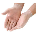 Gants vinyle ambidextres, parfumés, pour un usage quotidien.