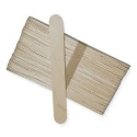 Détails des spatules bois pour épilation.