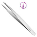 Pinza de acero inoxidable precisa para depilación y cuidado de uñas