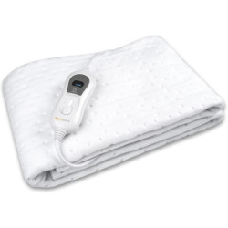 Surmatelas chauffant Medisana en position sur un lit