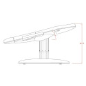 Détail du mécanisme des moteurs de la table Vome