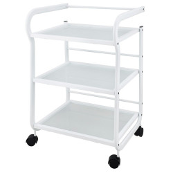 Guéridon Crystal au design minimaliste - vue latérale