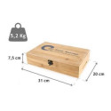 Pack de pierres chaudes basalte, parfait pour le spa
