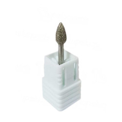 Fresa diamante cilíndrica forma pera | Pollié | MaterialEstetica.com