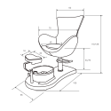 Sillon pedicura Crem | Distribuidor oficial de WEELKO