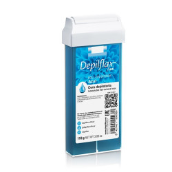 Roll-on depilatorio azul de 110 ml de Depilflax, ideal para todo tipo de piel.